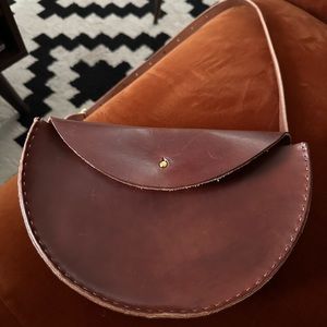 A Tree Fairfax 100% genuine leather cross body belt bag